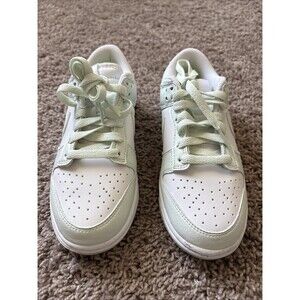 Nike Dunk Low Next Nature White Mint Green Casual Shoes Womens Size 5 DN1431-102
